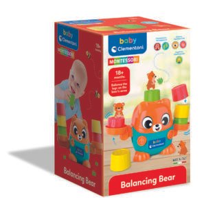 Clementoni baby lavinamasis žaislas – balansinis meškiukas BALANCING BEAR