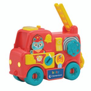 Clementoni baby lavinamasis žaislas – gaisrinė mašina MONTESSORI BABY FIRE ENGINE