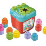 Clementoni baby lavinamasis žaislas – minkšti kaladėliai kibirėlyje SOFT CLEMMY SENSORY BUCKET