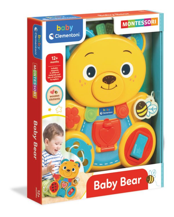 Clementoni „Baby Bear Montessori“ lavinamasis žaislas kūdikiams