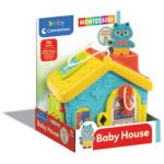 Clementoni baby lavinamasis žaislas – veiklos namelis MONTESSORI BABY HOUSE
