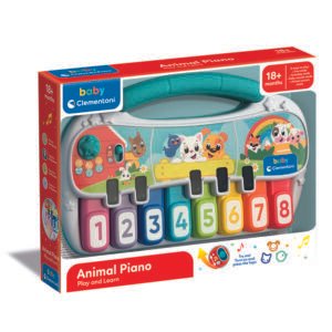 Clementoni baby muzikinis žaislas – pianinas ANIMAL PIANO