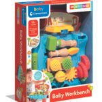 Clementoni baby lavinamasis žaislas – veiklos stalas MONTESSORI BABY WORKBENCH