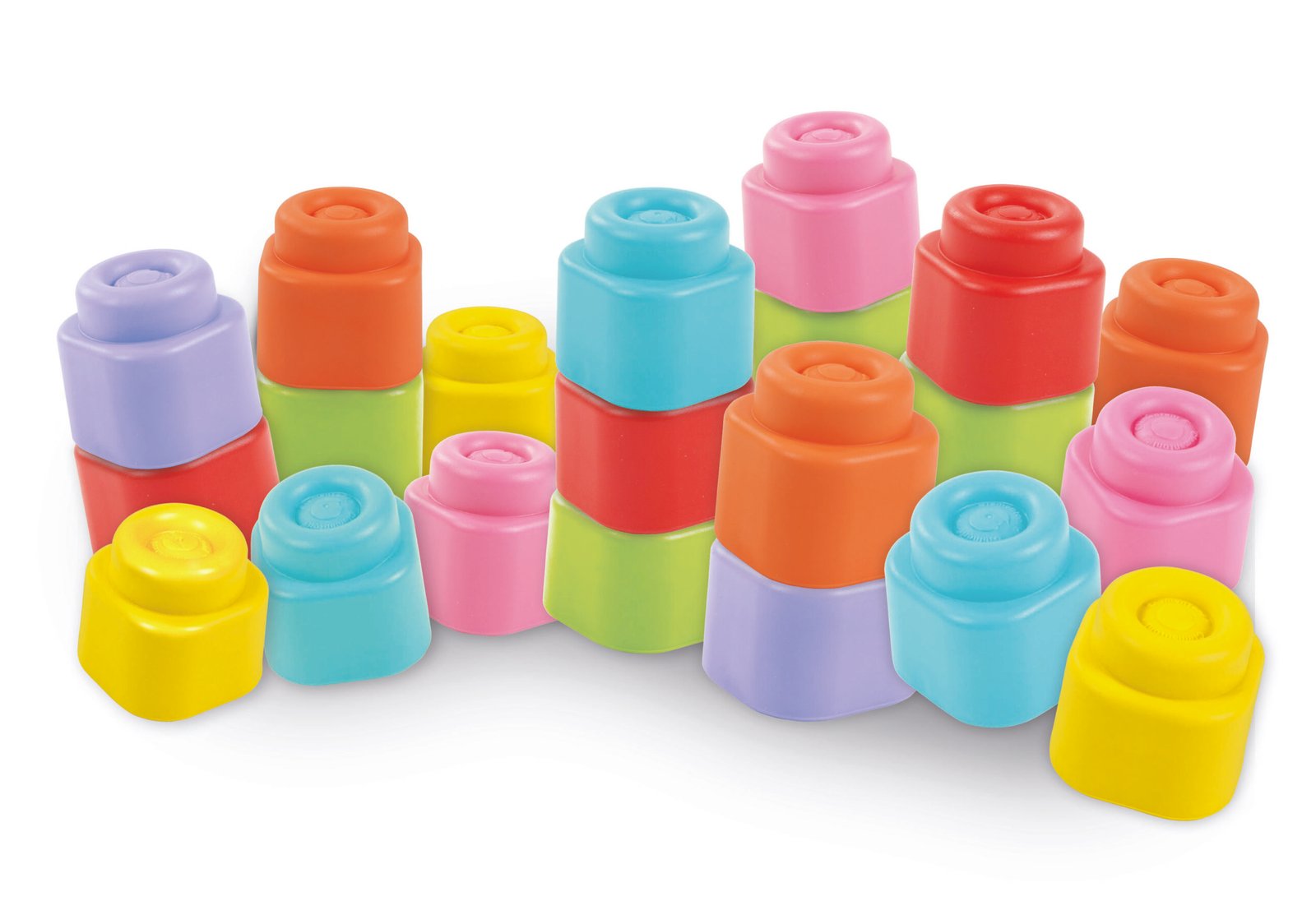 Clementoni baby lavinamasis žaislas – minkšti kaladėliai SOFT CLEMMY 20 vnt.