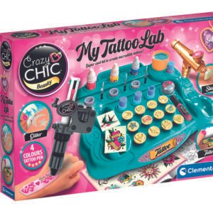 Clementoni Crazy Chic tatuiruočių kūrimo rinkinys vaikams My Tattoo Lab