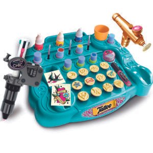 Clementoni Crazy Chic tatuiruočių kūrimo rinkinys vaikams My Tattoo Lab