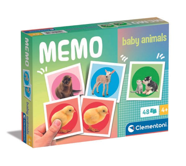 Clementoni baby atminties žaidimas Memo Baby Animals