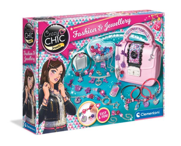 Clementoni Crazy Chic papuošalų kūrimo rinkinys Fashion & Jewellery