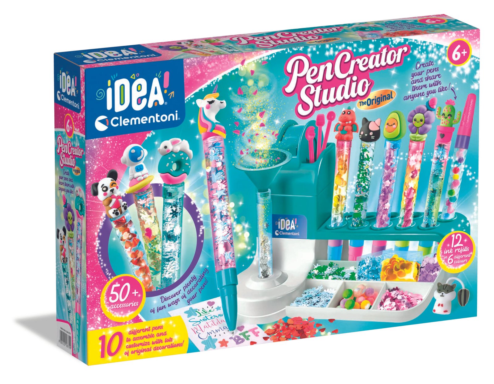 Clementoni IDEA kūrybinis rašiklių gaminimo rinkinys vaikams Pen Creator Studio