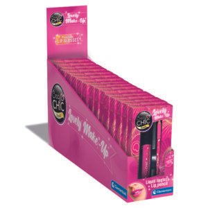 Clementoni Crazy Chic lūpų blizgis ir pieštukas vaikams Lovely Make-Up