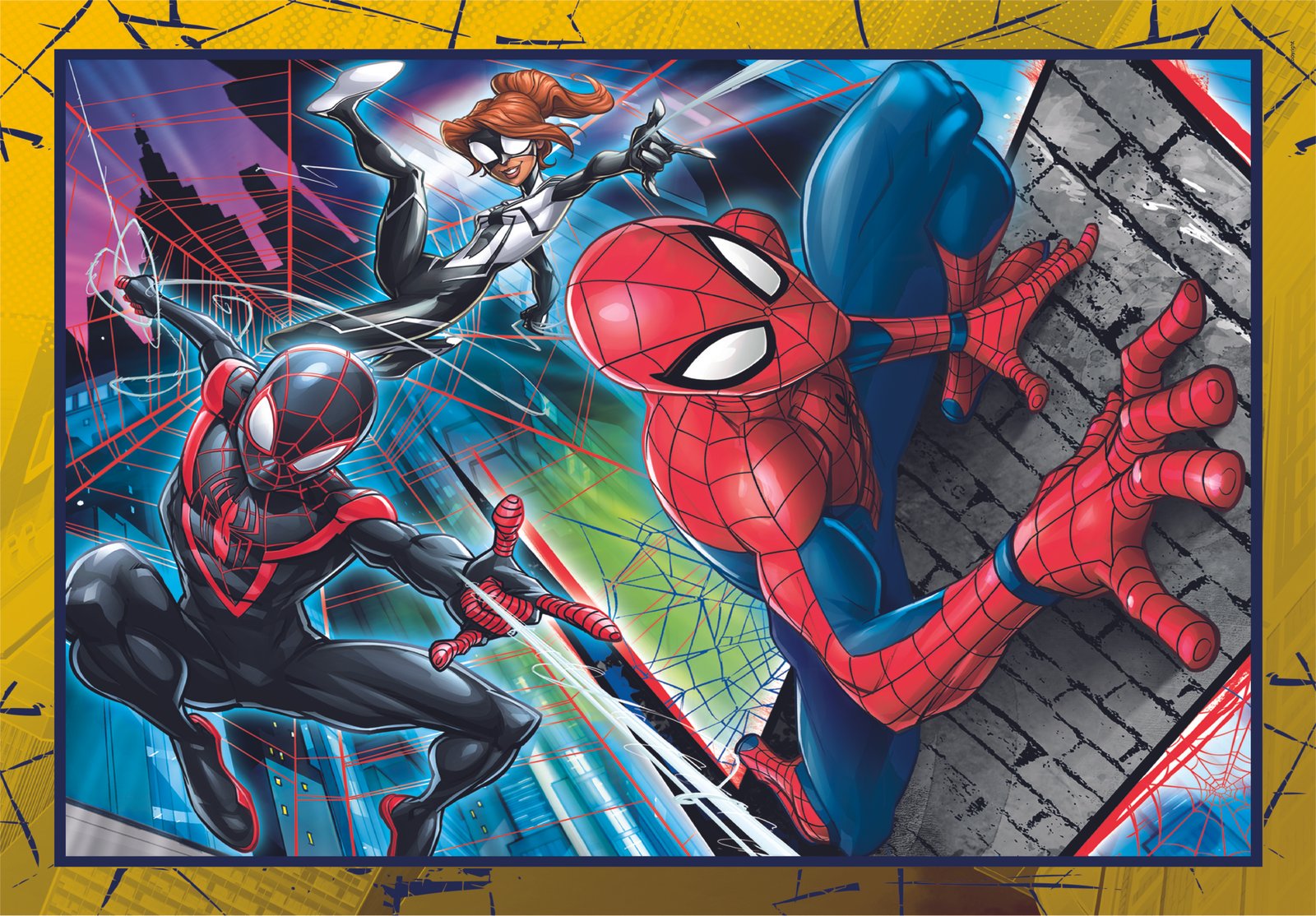 Clementoni Spider-Man dėlionių rinkinys 4in1 vaikams