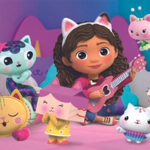 Clementoni Gabby’s Dollhouse dėlionė „Super Color“, 104 detalės