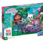 Clementoni Gabby’s Dollhouse dėlionė „Super Color“, 104 detalės
