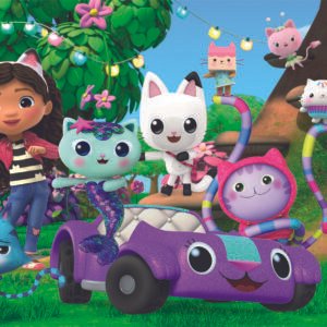 Clementoni Gabby’s Dollhouse dėlionė „Super Color“, 104 detalės