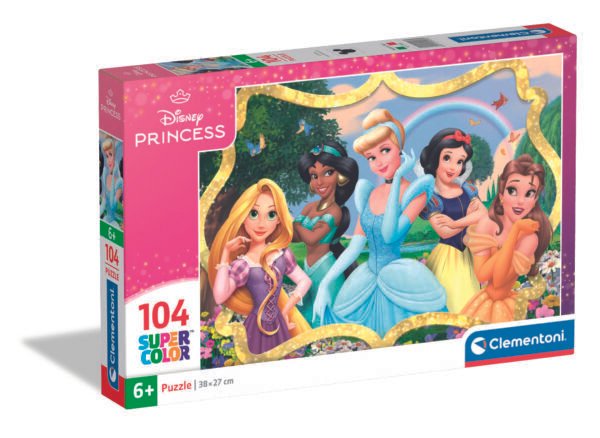 Clementoni Disney Princess dėlionė, 104 detalės