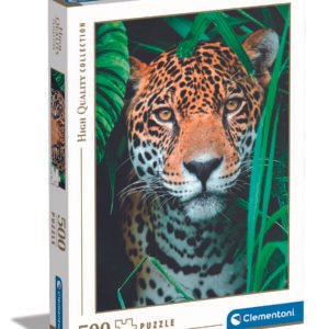 Clementoni dėlionė „Leopardas džiunglėse“, 500 detalių