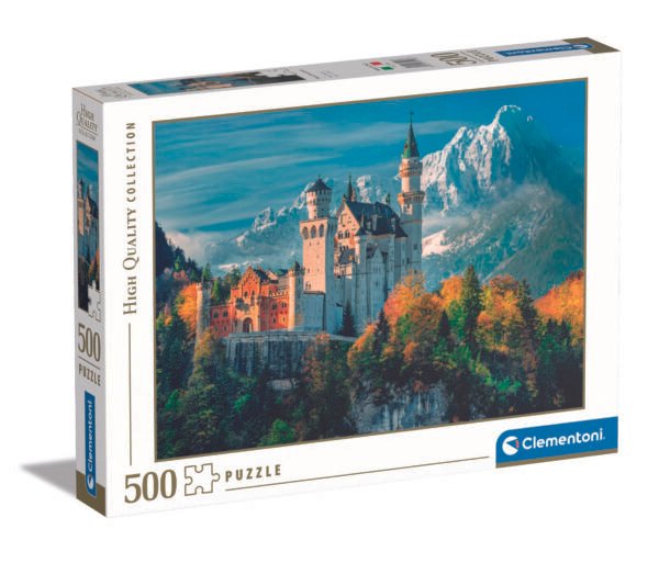 Clementoni dėlionė „Neuschwanstein pilis“, 500 detalių