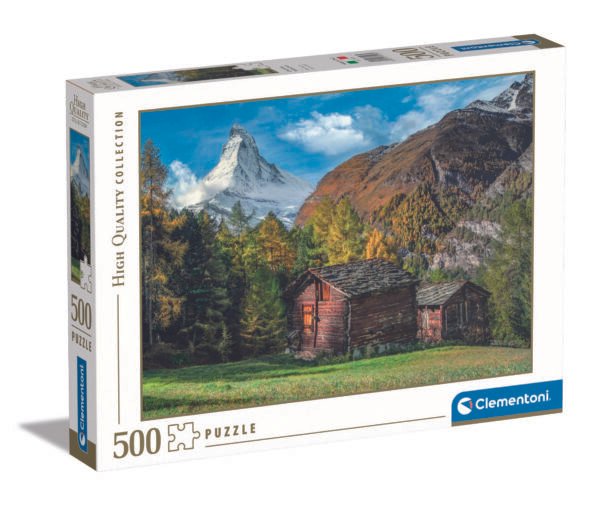 Clementoni High Quality „Kalnų peizažas“ dėlionė, 500 detalių