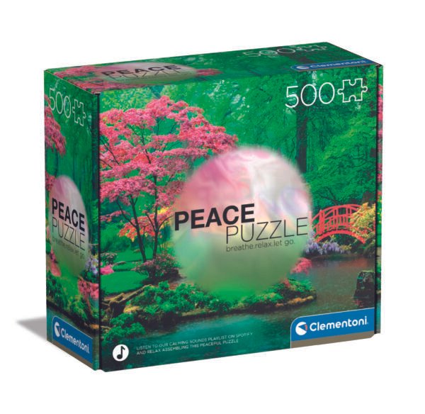 Clementoni Peace Puzzle dėlionė, 500 detalių (japoniškas sodas)