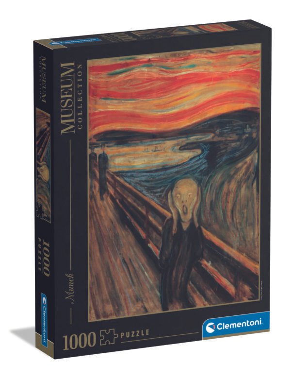 Clementoni Museum Collection „The Scream“ dėlionė, 1000 detalių