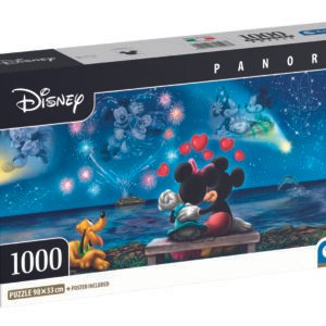 Clementoni Disney panorama dėlionė „Mickey & Minnie Love Night“, 1000 detalių