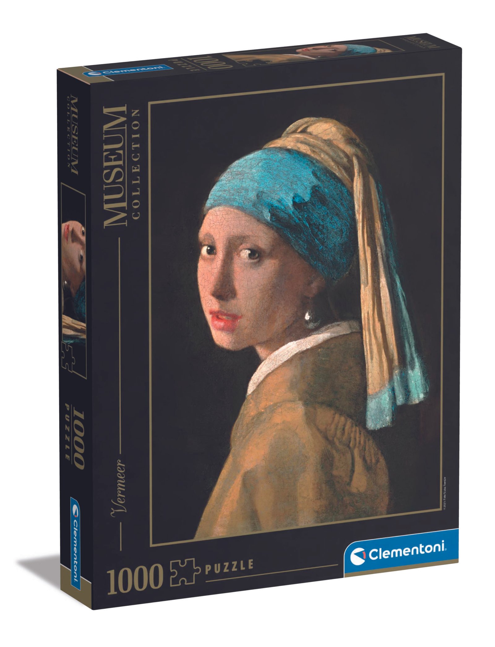 Clementoni Museum Collection „Girl with a Pearl Earring“ dėlionė, 1000 detalių