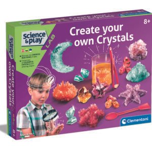 Clementoni Science & Play Create Your Own Crystals edukacinis rinkinys