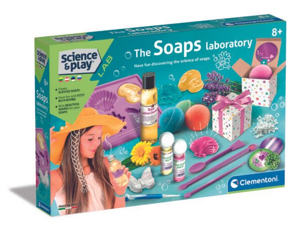 Clementoni Science & Play The Soaps Laboratory edukacinis rinkinys