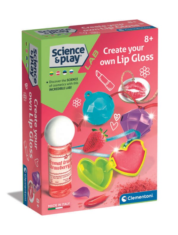 Clementoni Science & Play Create Your Own Lip Gloss edukacinis rinkinys