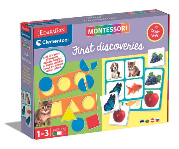 Clementoni Montessori First Discoveries lavinamasis žaislas vaikams