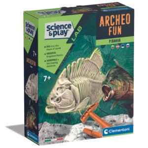 Clementoni Science & Play Archeo Fun Piranha edukacinis rinkinys