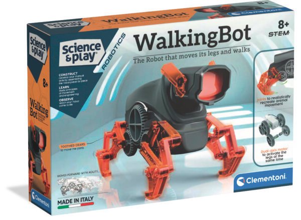 Clementoni Science & Play WalkingBot konstruktorius