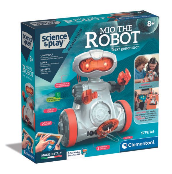 Clementoni Mio The Robot robotikos konstruktorius, 8+