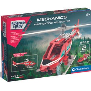 Clementoni Science & Play Mechanics Firefighting Helicopter konstruktorius