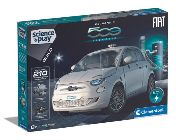 Clementoni Science & Play Mechanics Fiat 500 Electric konstruktorius