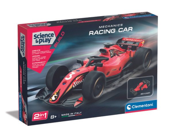 Clementoni Science & Play Mechanics Racing Car konstruktorius