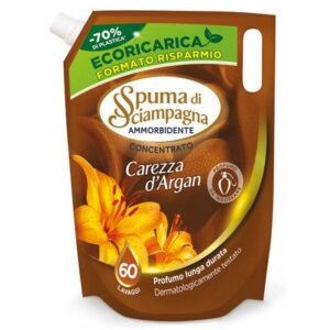 Spuma di Sciampagna Carezza d'Argan minkštiklis, 1200 ml, 60 skalbimų