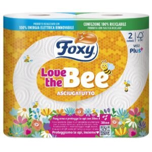 Foxy Love the Bee virtuviniai rankšluosčiai, 2 rulonai