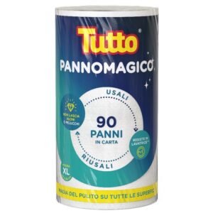 Tutto Pannomagico popieriniai valymo rankšluosčiai, 90 lapelių