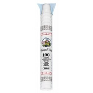 Aristea plastikiniai kavos puodeliai, 80 ml, 100 vnt