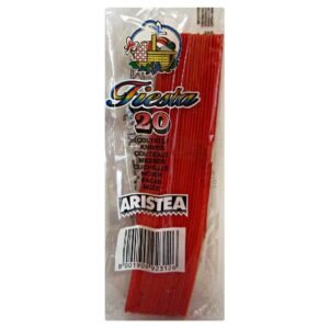 Aristea raudoni plastikiniai peiliai, 20 vnt