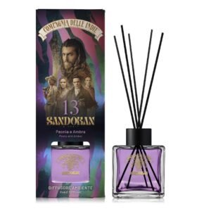 Compagnia delle Indie Sandokan namų kvapas su lazdelėmis Peony & Amber, 100 ml