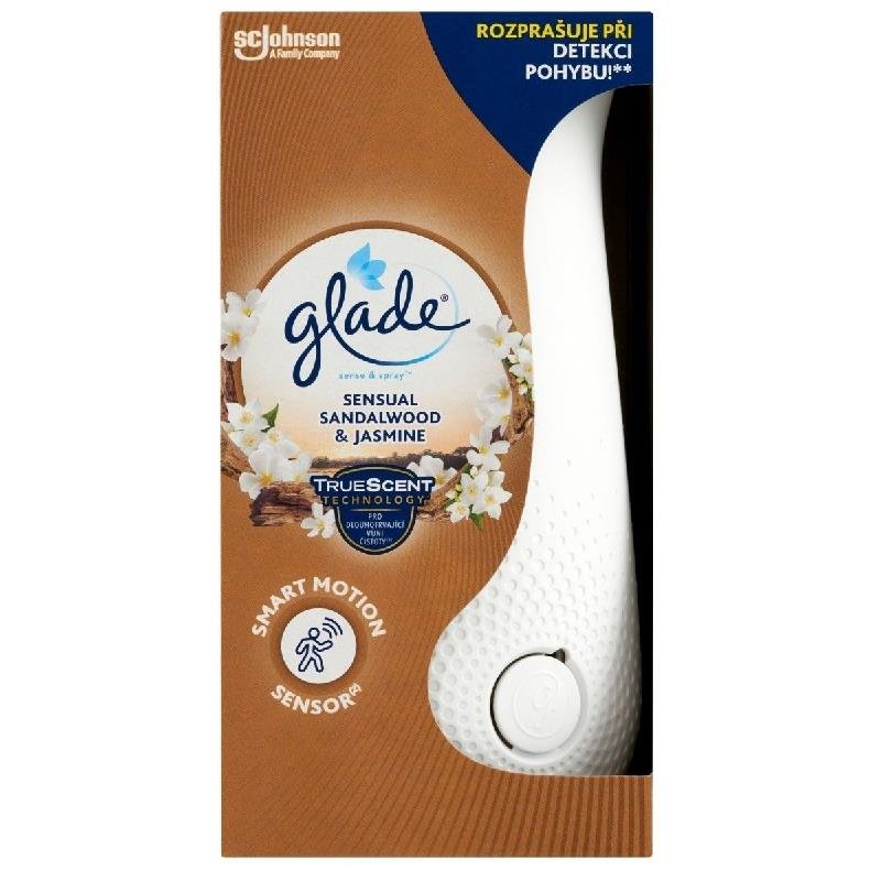 Glade Sense & Spray automatinis patalpų gaiviklis su prietaisu Sandalwood & Jasmine