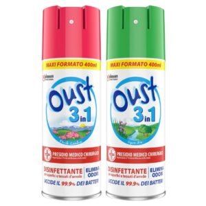 Oust 3in1 dezinfekuojantis patalpų gaiviklis Fresh, 400 ml