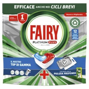 Fairy Platinum Plus All in One indaplovių kapsulės Classic, 12 vnt.