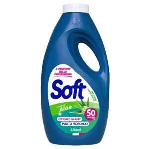 Soft skalbimo skystis Aloe, 2250 ml, 50 skalbimų