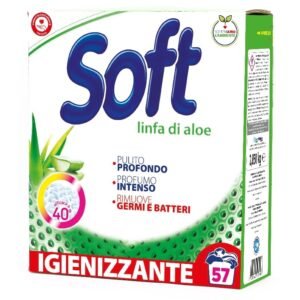 Soft skalbimo milteliai Aloe, 57 skalbimai