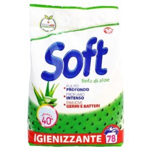 Soft skalbimo milteliai Aloe, 78 skalbimai