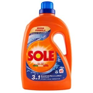 Sole skalbimo skystis baltiems audiniams 3in1 Brilliant White, 41 skalbimai
