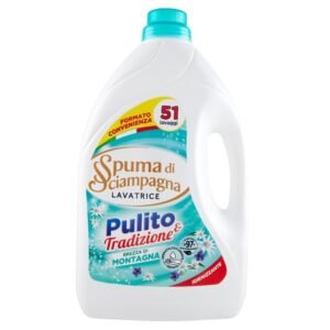 Spuma di Sciampagna skalbimo skystis Pulito & Tradizione Brezza di Montagna, 51 skalbimai